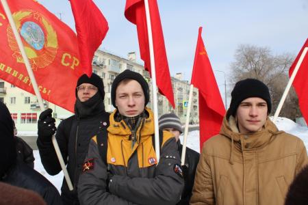 В Пензе отметили годовщину создания Советской Армии и Военно-Морского Флота