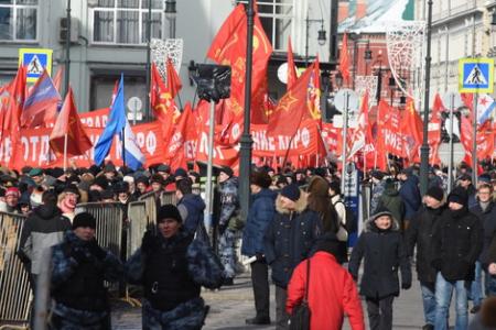 «Армия и народ должны быть едины!» Шествие и митинг в Москве