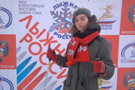 Делегация рязанских коммунистов и комсомольцев на «Лыжне России» 2019