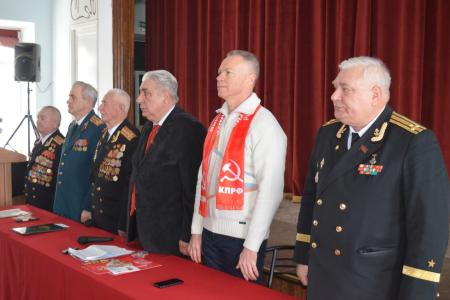 Севастопольские коммунисты отметили 101-ю годовщину создания Советской Армии и Военно-Морского Флота