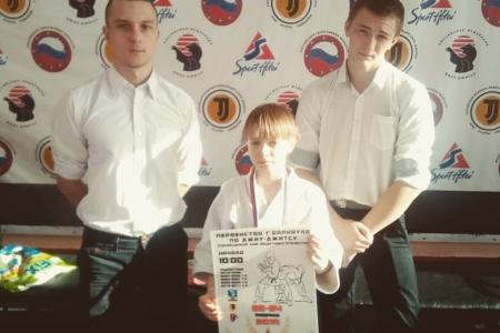 Воспитанники спортклуба КПРФ «Партизан» приняли участие в первенстве Барнаула по джиу-джитсу