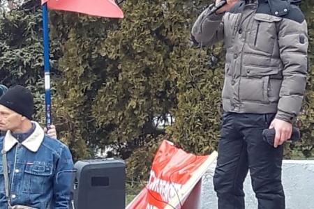 Краснодарский край. В Тимашевске состоялся митинг КПРФ протеста против социально-экономического курса партии власти