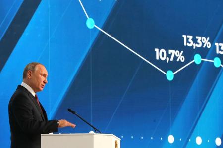 ​«Гостинно-дворовое» послание Путина: попытка выправить падающие рейтинги и угрозы заокеанскому соседу​