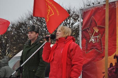 В Санкт-Петербурге состоялся митинг по случаю 101-й годовщины создания Красной Армии