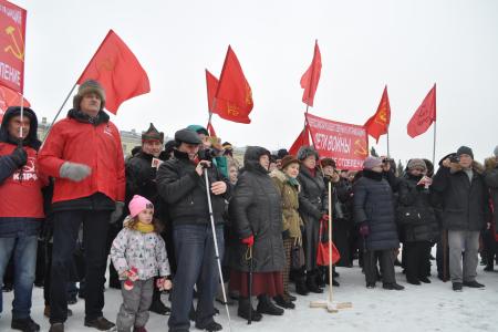 В Санкт-Петербурге состоялся митинг по случаю 101-й годовщины создания Красной Армии
