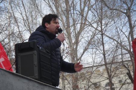 Самарская область. Митинг против роста цен и мусорной реформы прошел в Жигулевске