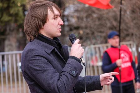 Акция протеста в Красноярске 