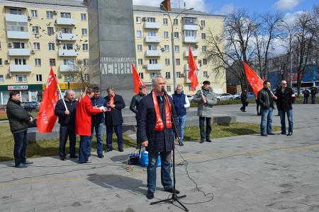 Защитим социально-экономические права граждан! Митинг в Ростове-на-Дону