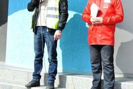 Саратовская область. В Энгельсе прошел митинг КПРФ в защиту Троллейбусного завода