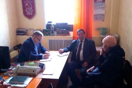 Депутат Мособлдумы Александр Наумов провел прием граждан в Кашире