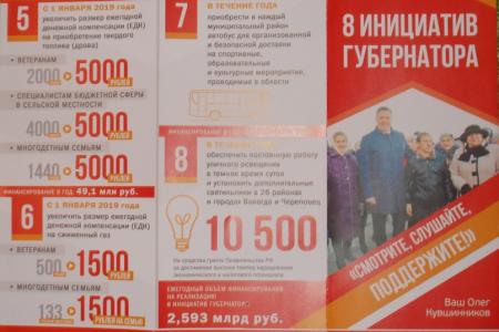 Вологодская область. КПРФ через МВД выявила заказчика скандальных буклетов, восхваляющих местного губернатора