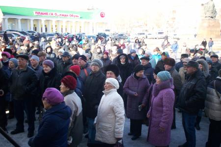 Оренбургская область. Орчане вышли на митинг против «мусорных» поборов