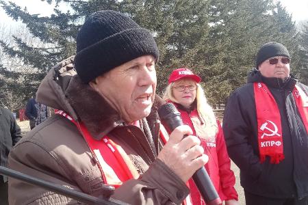 Еврейская АО. Митинг протеста в Биробиджане