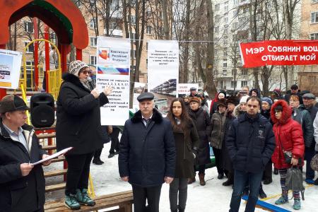 Жители столичного района Северное Измайлово выступили против сноса гаражного кооператива