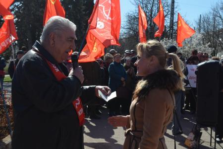 Севастопольские коммунисты протестуют против людоедской политики властей