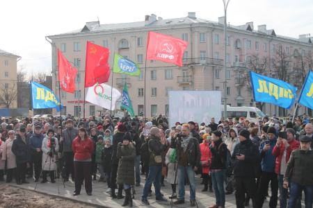 В Пскове прошел масштабный митинг против строительства химзавода