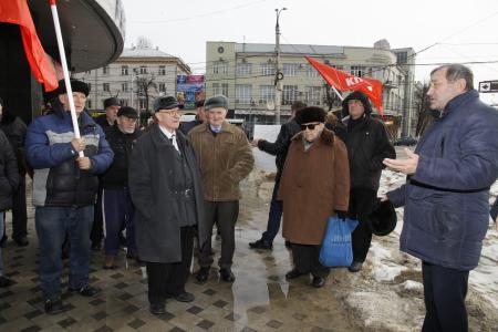 В Воронеже прошла акция памяти И.В. Сталина