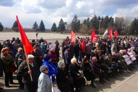 Еврейская АО. Митинг протеста в Биробиджане