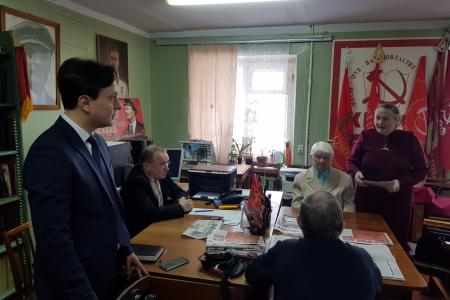 Фракции КПРФ в Заксобрании Владимирской области отчиталась перед избирателями Вязниковского района