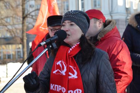 В Рязани прошёл митинг под лозунгом «Хватит грабить народ и кормить олигархов!»