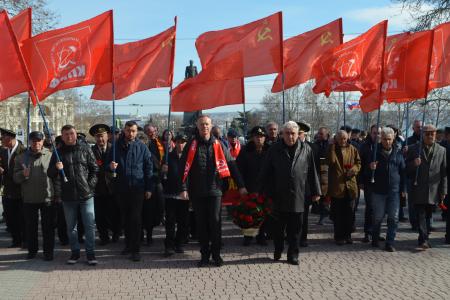 Севастополь. Коммунисты почтили память И.В. Сталина