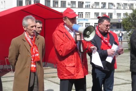 Республика Кабардино-Балкария. 23 марта в г.Нальчик прошел митинг в защиту социально-экономических прав граждан