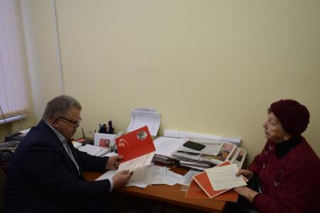Депутат-коммунист Московской областной Думы Александр Наумов провел прием граждан в г.о. Подольск