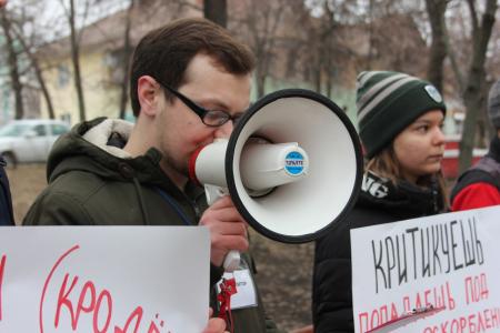 «Мы против того, чтобы нам закрывали рты». Протест белгородских коммунистов и комсомольцев