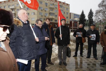 В Воронеже прошла акция памяти И.В. Сталина