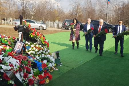 Казбек Тайсаев прибыл с рабочим визитом на Донбасс