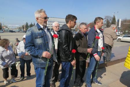 В Тамбове прошло возложение цветов в честь Дня рождения В.И. Ленина