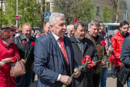 Краснодарский край. Коммунисты и комсомольцы отметили 149-й день рождения В.И. Ленина
