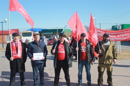 Тюменская область. В селе Исетское прошел митинг против мусорной «реформы»