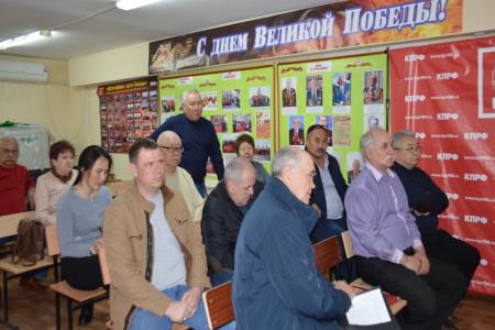 Лидер коммунистов Калмыкии Николай Нуров провел совещание с первыми секретарями местных отделений партии