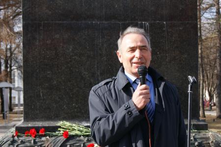 В Перми прошел митинг, посвящённый 149-й годовщине со дня рождения Ленина