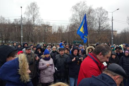 Жители выступают против проекта нового метро в Академическом районе столицы