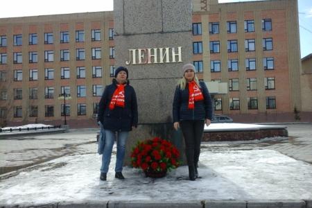 Ямало-Ненецкий автономный округ. В Салехарде прошел пикет, посвященный Дню рождения В.И. Ленина