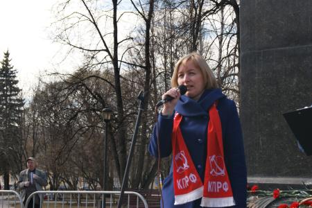 В Перми прошел митинг, посвящённый 149-й годовщине со дня рождения Ленина