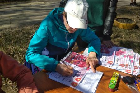 В Шуе прошел легкоатлетический кросс первокурсников, посвященный 100-летию Ленинского комсомола Ивановской области