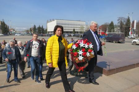 В Тамбове прошло возложение цветов в честь Дня рождения В.И. Ленина