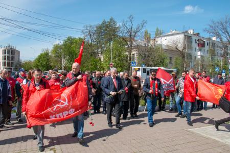 Краснодарский край. Коммунисты и комсомольцы отметили 149-й день рождения В.И. Ленина