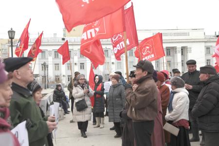 В Якутии прошли акции протеста в защиту социальных прав граждан