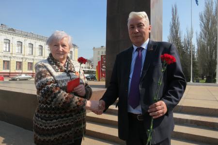 В Тамбове прошло возложение цветов в честь Дня рождения В.И. Ленина