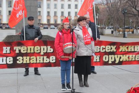 Тюменские коммунисты отметили день рождения В.И. Ленина в доме отдыха «Пионер»