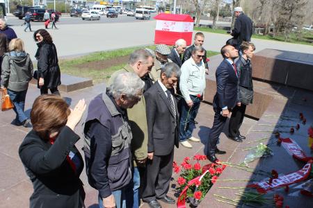 Волгоград. Сталинградцы отметили день рождения Владимира Ленина