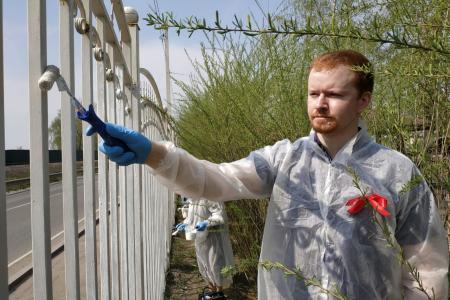 Денис Парфенов принял участие в субботнике в Совхозе им. В.И. Ленина