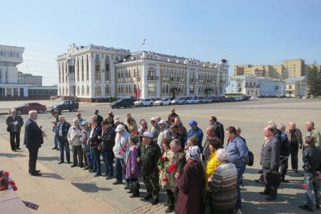 В Тамбове прошло возложение цветов в честь Дня рождения В.И. Ленина
