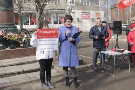 Ивановская область. В Кинешме прошёл митинг против лишения парков и скверов особо охраняемого статуса
