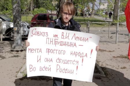 В Перми прошел пикет в поддержку П.Н. Грудинина