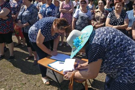 Оренбургская область. В посёлке Красный Коммунар состоялся митинг протеста КПРФ 